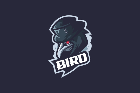 Bird Raven Gaming Logo Design for Competitive Branding