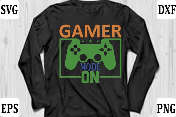 Gaming Gamer T-Shirt Design & Gamer Mod Essentials