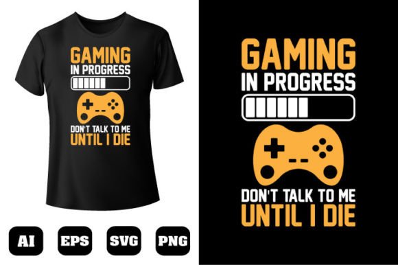 Gaming T-shirt Design 122: Your Creative Edge in Apparel