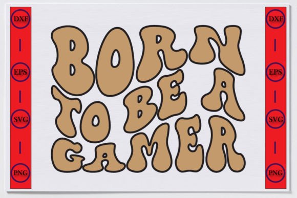 Gaming Unique Retro T-shirt Design: Born to Capture Your Gamer Spirit