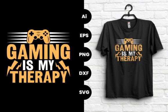 How a Gaming is My Therapy Funny T‑shirt Design Turns a Passion into Wearable Humor