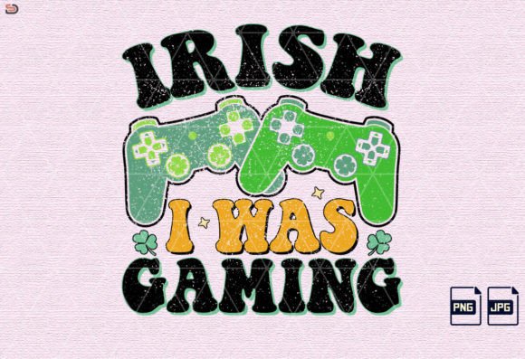 Irish I Was Gaming Kids Shirt: Creative Sublimation Designs for St. Patrick’s Day