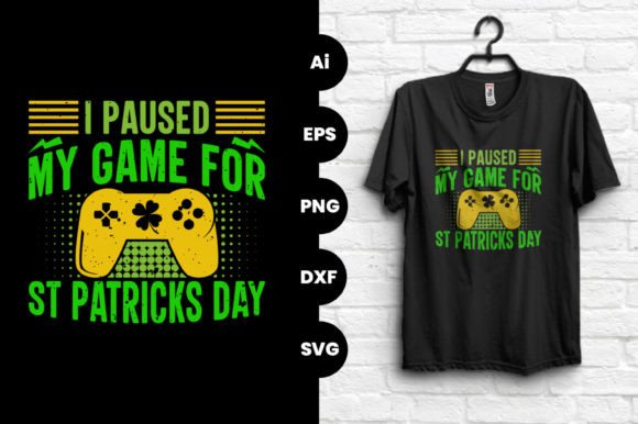 Level Up Your St. Patrick's Day Merchandise with a Gaming T-Shirt Design