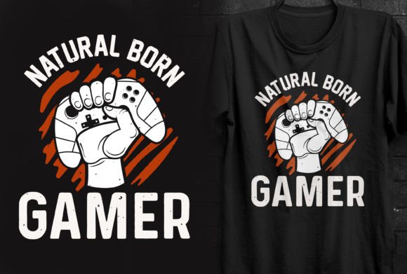 Natural Born Gamer Gaming T-Shirt Design: A Practical Asset Review
