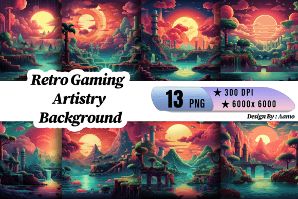 Retro Gaming Artistry Background: A Deep Dive into Nostalgic Pixel Designs and Their Place in Modern Visual Work