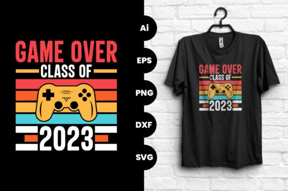 The Game Over Class of 2023 Gaming T-shirt: A Creative Signal for Graduates Who Game