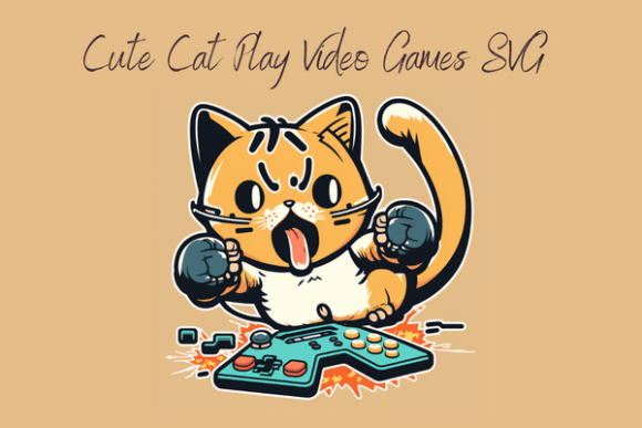 The Irresistible Appeal of a Cute Cat Playing Video Games