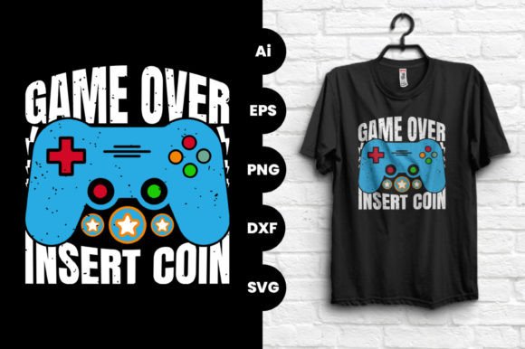 The Ultimate Gaming T-Shirt: Exploring the Game Over Insert Coin Gaming T-Shirt Design