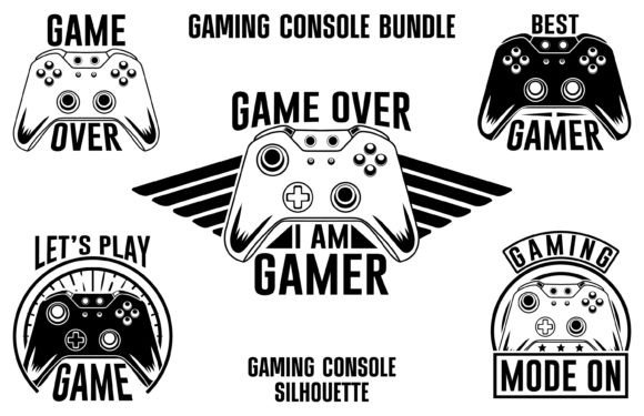 Unlocking Creative Potential with a Gaming Console Black Silhouette Bundle