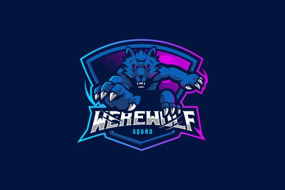 Werewolf Esport Gaming Mascot Logo Explained